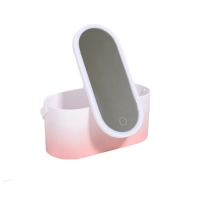 Органайзер для косметики з дзеркалом від USB "Кошик" з підсвічуванням Cosmetic Mirror 907-51 (12)