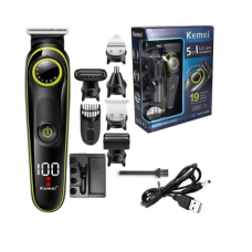 Машинка для стрижки волос KEMEI KM-696 5 в1 (40)