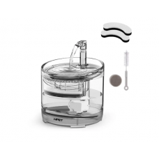 Фонтан питьевой для кошек и собак NPET WF050 1.5L, поилка для кота и собак с фильтром, Прозрачный A42 (32)