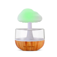 Увлажнитель воздуха - ночник гриб с эфектом дождя, аромадиффузор с подсветкой USB (24)