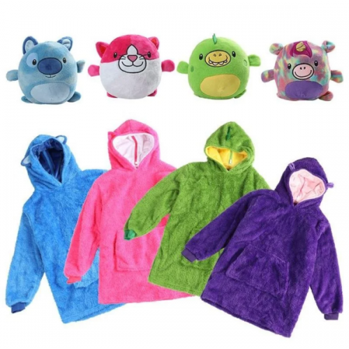 Худи для детей Huggle Pets Hoodie (плед-кофта) №17 (50)