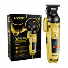 Триммер для волос VGR V-274 Yellow с керамико-титановыми лезвиями и функцией турбонаддува (40)