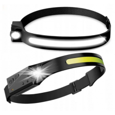 Налобный фонарик аккумуляторный с сенсорным включением No № (120)