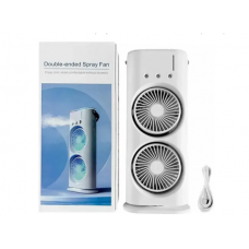 Вентилятор настольный двойной с охлаждением Double-ended Spray Fan LED подсветка 3 скорости пульт 909-12 (24)