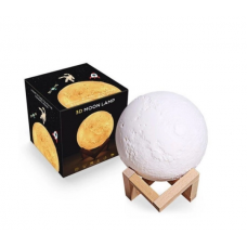 Светильник-ночник 3D шар Луна Moon Lamp на деревянной подставке 15 см № 8 (60)