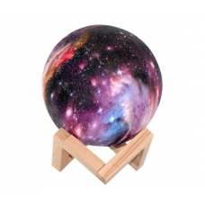 Светильник+ночник аккумуляторный 3D Moon Lamp ночник Космос 15 см с пультом 16 цветов свечения №7 (60)