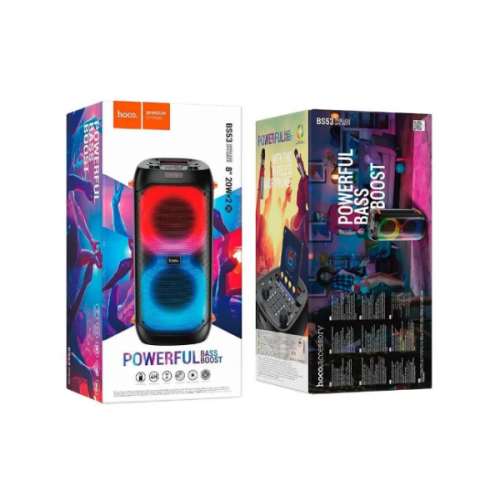 Колонка HOCO BS53 Bluetooth (2 микрофона) (2)
